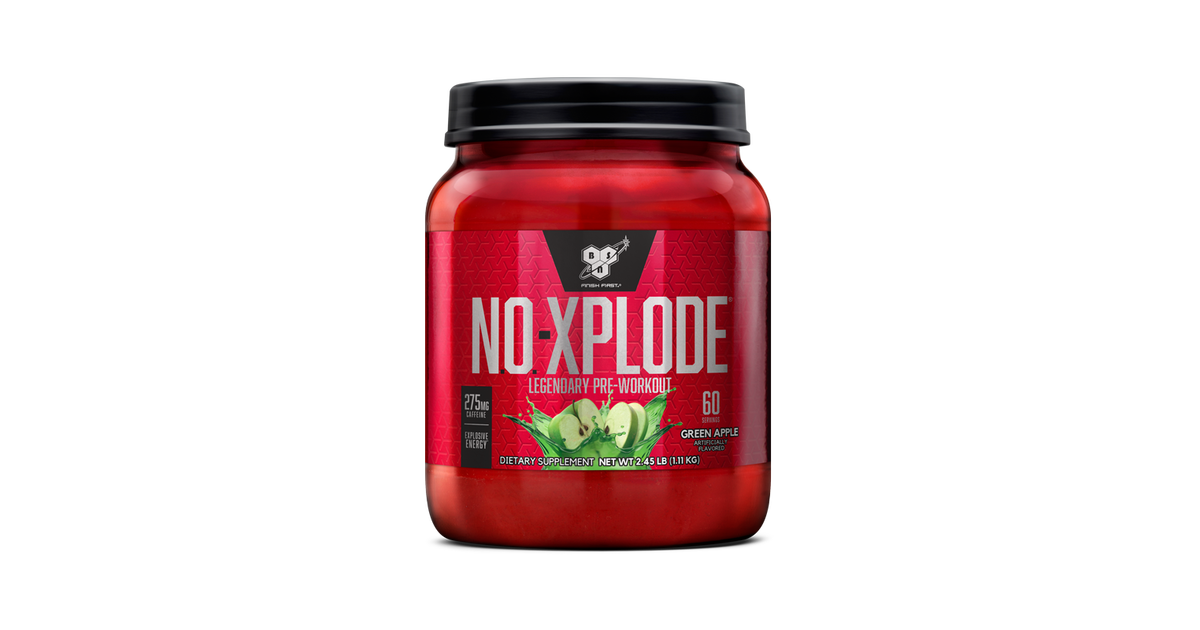 N.O. Xplode Pre-Workout Powder (Fruit Punch), 2.45 lbs Bottle